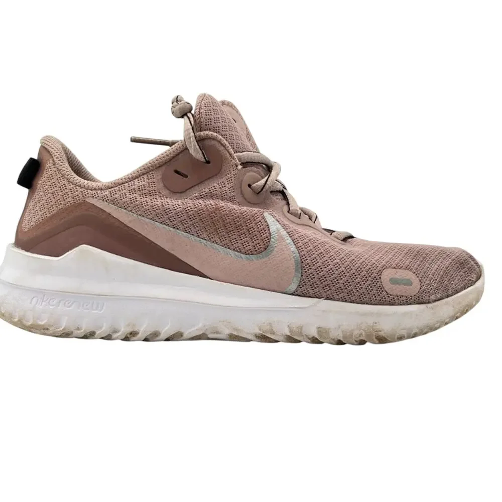 Nike Renew Pink Mesh Running Shoes Sneakers Womens 9 Casual Classic Comfort